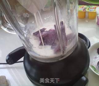 冰爽紫薯酸奶羹的做法步骤:3