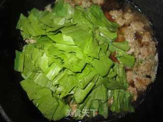 油麦菜汆丸子的做法步骤:5