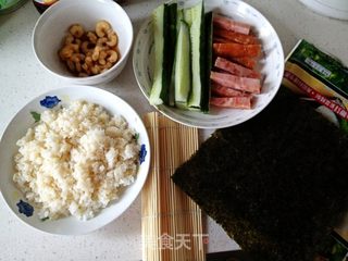 炎炎夏日,吃寿司!я люблю суши!的做法步骤:4