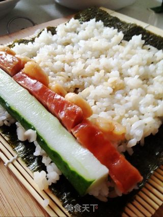 炎炎夏日,吃寿司!я люблю суши!的做法步骤:5