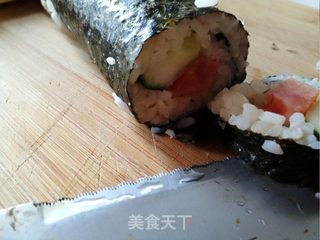 炎炎夏日,吃寿司!я люблю суши!的做法步骤:6