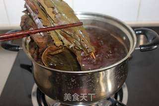 【品臻客五常稻花香粥米试用报告】荷叶莲子凉粥的做法步骤:4