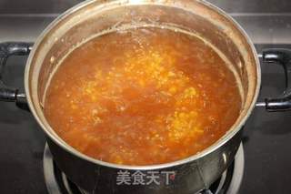 【品臻客五常稻花香粥米试用报告】荷叶莲子凉粥的做法步骤:7