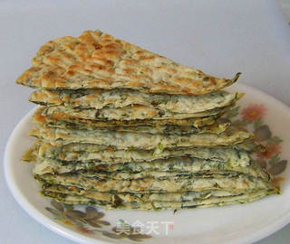 香菜煎饼的做法步骤:11