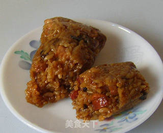 香菇烤肠粽的做法步骤:15