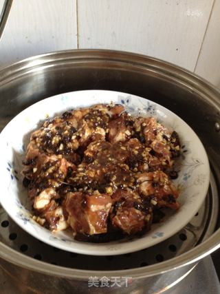 豉汁蒸排骨的做法步骤：6
