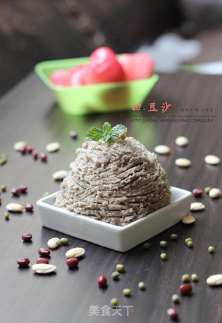 这样的豆沙更健康----四豆沙的做法步骤:8