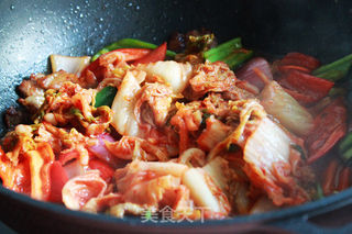 泡菜五花肉的做法步骤:7