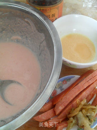 DIY健康蔬菜煎饼的做法步骤:4
