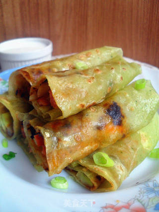 掌握技巧做脆煎饼的做法步骤：16