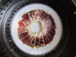 蒜泥咸肉的做法步骤:4
