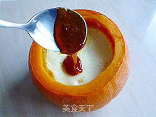 南瓜焦糖布丁的做法步骤:17