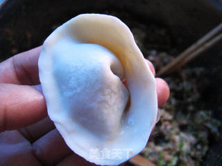 芹菜猪肉元宝饺的做法步骤:9
