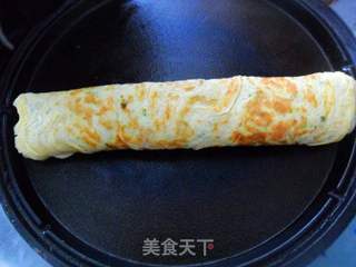 火腿鸡蛋饼DIY的做法步骤:10