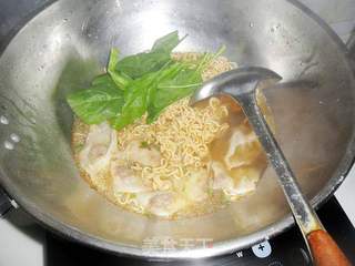 方便馄饨面的做法步骤：6