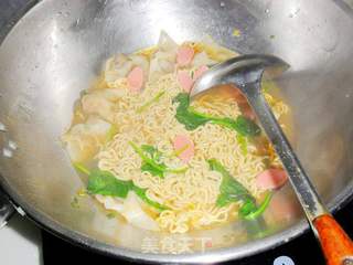 方便馄饨面的做法步骤：8
