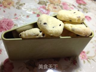 芝麻山药饼干的做法步骤:9