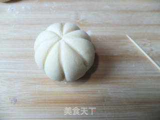 小米南瓜豆沙包的做法步骤:7