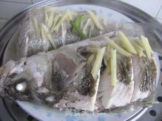 蒜蓉鲈鱼的做法步骤:8