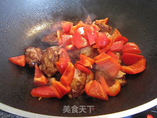 泰式风味荷豆鸡腿肉的做法步骤：6