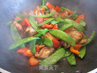 泰式风味荷豆鸡腿肉的做法步骤：9