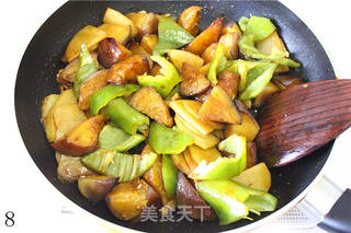 【地三鲜】我家饭桌上常有的家常菜的做法步骤:8