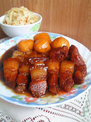 红烧肉土豆拌饭的做法步骤:11