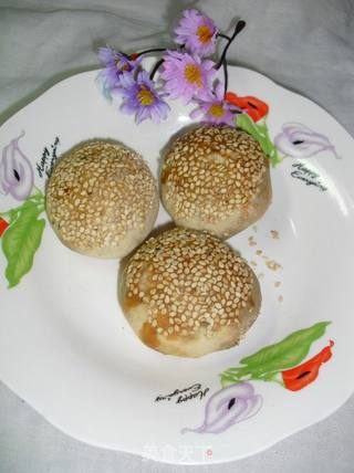 麻酱烧饼的做法步骤：8