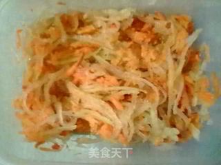 夏日减肥清香撞色丝的做法步骤:7