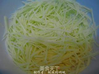 烫面土豆丝肉馅饼的做法步骤:4