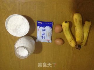 甜心香蕉饼的做法步骤：1