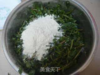 马齿苋蒸菜的做法步骤:5