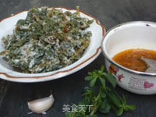 马齿苋蒸菜的做法步骤:12