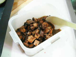 香菇肉酱焗茄子的做法步骤:3