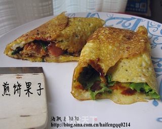 鏊子煎饼果子的做法步骤:13