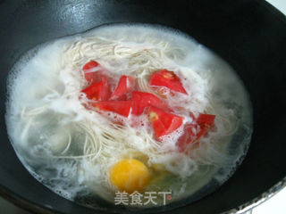 早餐鸡蛋面的做法步骤:6