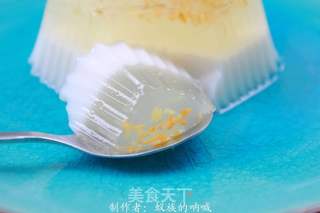 椰汁桂花糕的做法步骤:10
