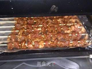 香辣烤羊肉串的做法步骤:6