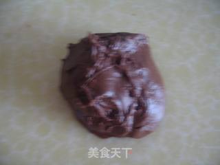软软的巧克力豆面包哦的做法步骤:4