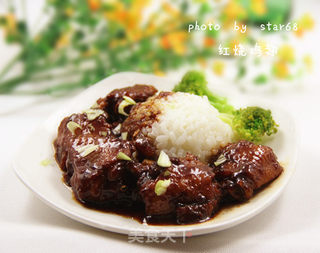 红烧鸡翅盖饭的做法步骤：9