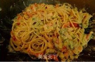 经典意式美食—培根芝士意面的做法步骤:12