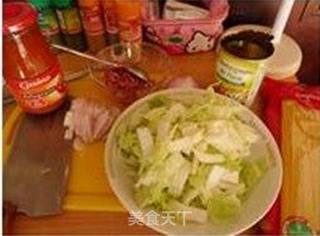中西合璧版—番茄牛肉意面的做法步骤:3