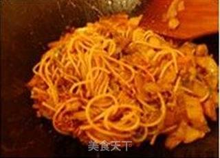 中西合璧版—番茄牛肉意面的做法步骤:8