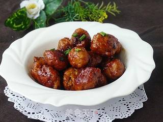 酱烧肉圆的做法步骤：10