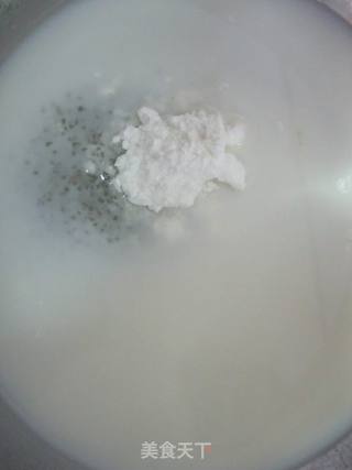 可可芒果奶冻卷的做法步骤:3