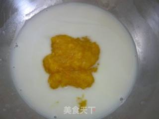 可可芒果奶冻卷的做法步骤:4