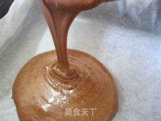 可可芒果奶冻卷的做法步骤:14