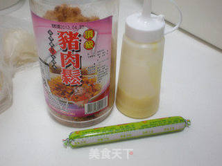 肉松香肠面包的做法步骤:2