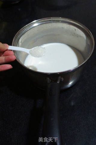 奶香红豆棒冰的做法步骤:4