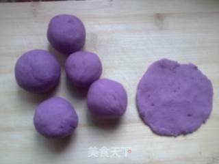 紫薯饼的做法步骤:3